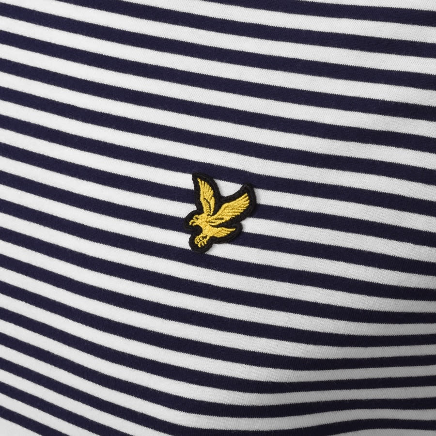 Alternative Image for ProductLyle And Scott Striped T Shirt Navy3